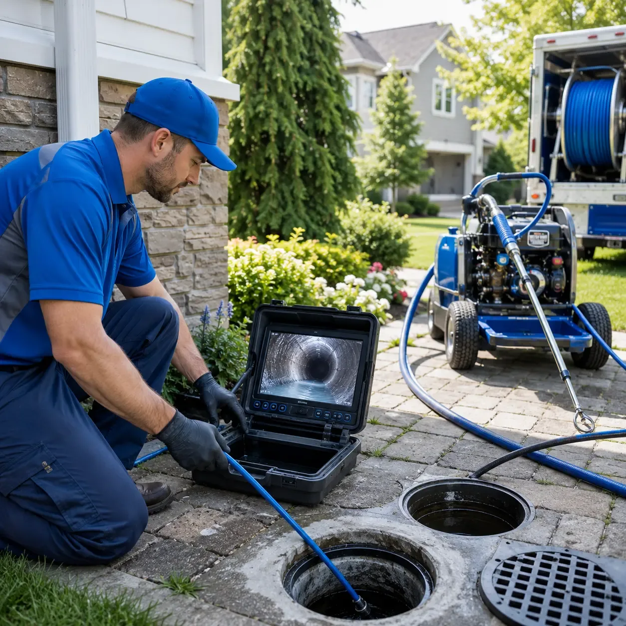 Outdoor drain cleaning professionals serving Coopers Mills, ME